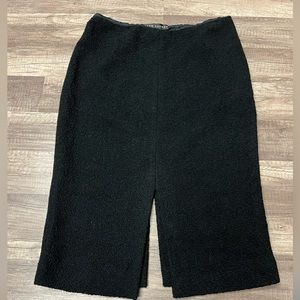 Ralph Lauren Black Label Wool Pencil Skirt Sz 6 Textured